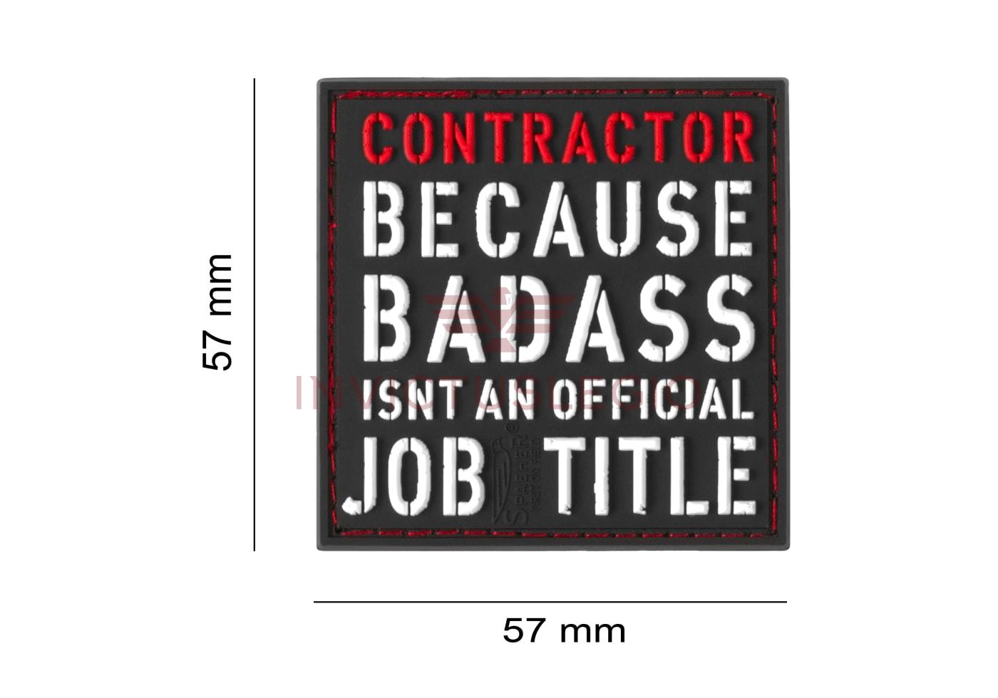 JTG CONTRACTOR RUBBER PATCH - INVICTUSLEGIO