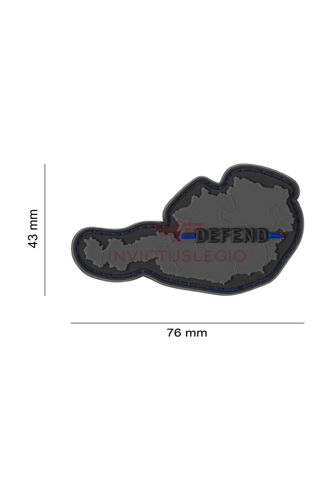 JTG DEFEND AUSTRIA RUBBER PATCH - INVICTUSLEGIO