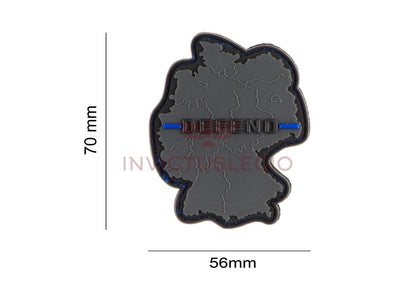 JTG DEFEND GERMANY RUBBER PATCH - INVICTUSLEGIO