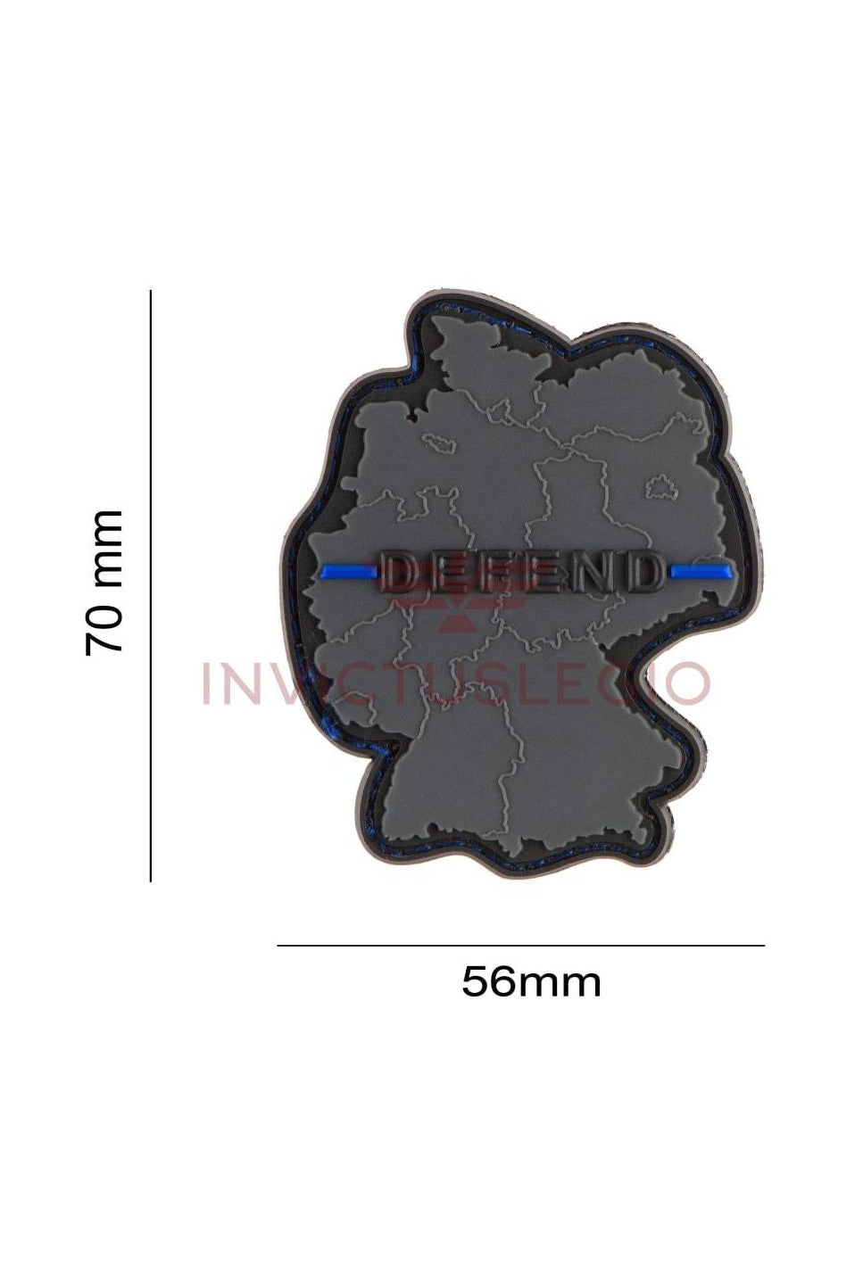 JTG DEFEND GERMANY RUBBER PATCH - INVICTUSLEGIO