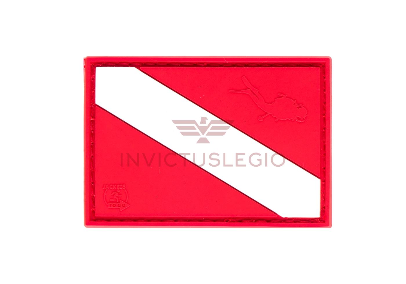 JTG DIVER DOWN FLAG RUBBER PATCH - INVICTUSLEGIO