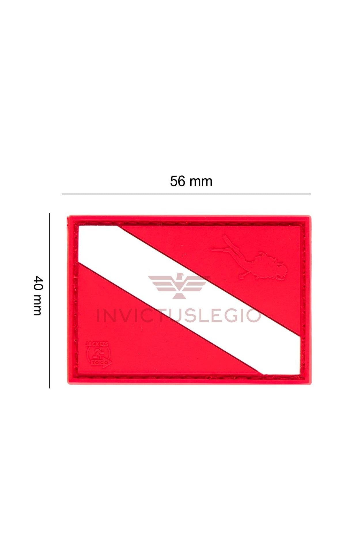 JTG DIVER DOWN FLAG RUBBER PATCH - INVICTUSLEGIO