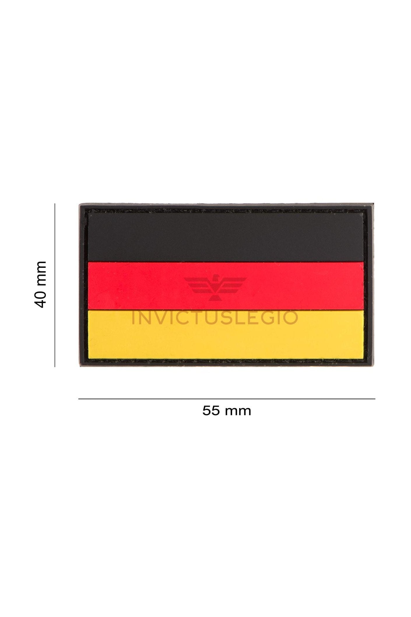 JTG GERMAN FLAG BLANK RUBBER PATCH - INVICTUSLEGIO