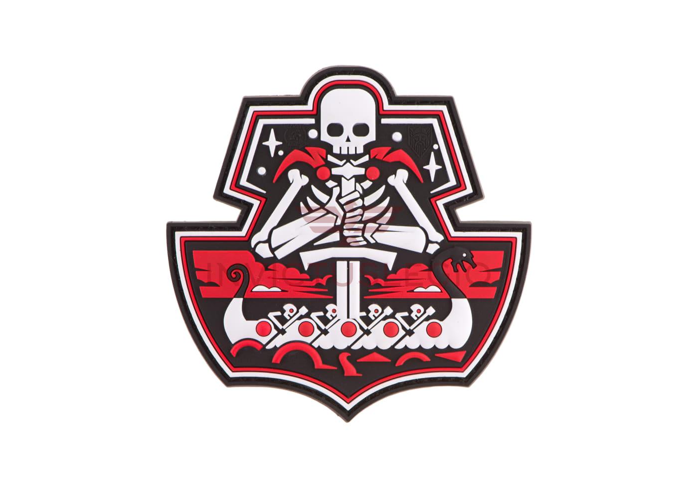 JTG GHOST SHIP SKULL RUBBER PATCH - INVICTUSLEGIO