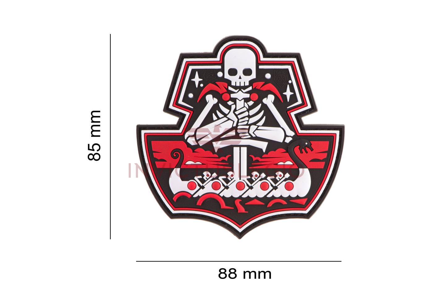 JTG GHOST SHIP SKULL RUBBER PATCH - INVICTUSLEGIO