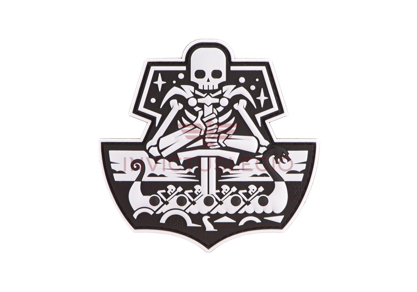 JTG GHOST SHIP SKULL RUBBER PATCH - INVICTUSLEGIO