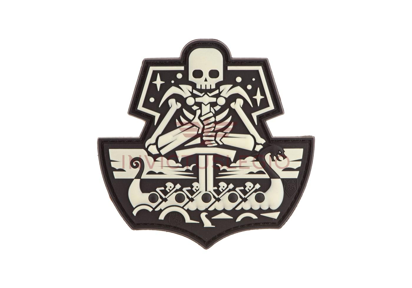 JTG GHOST SHIP SKULL RUBBER PATCH - INVICTUSLEGIO