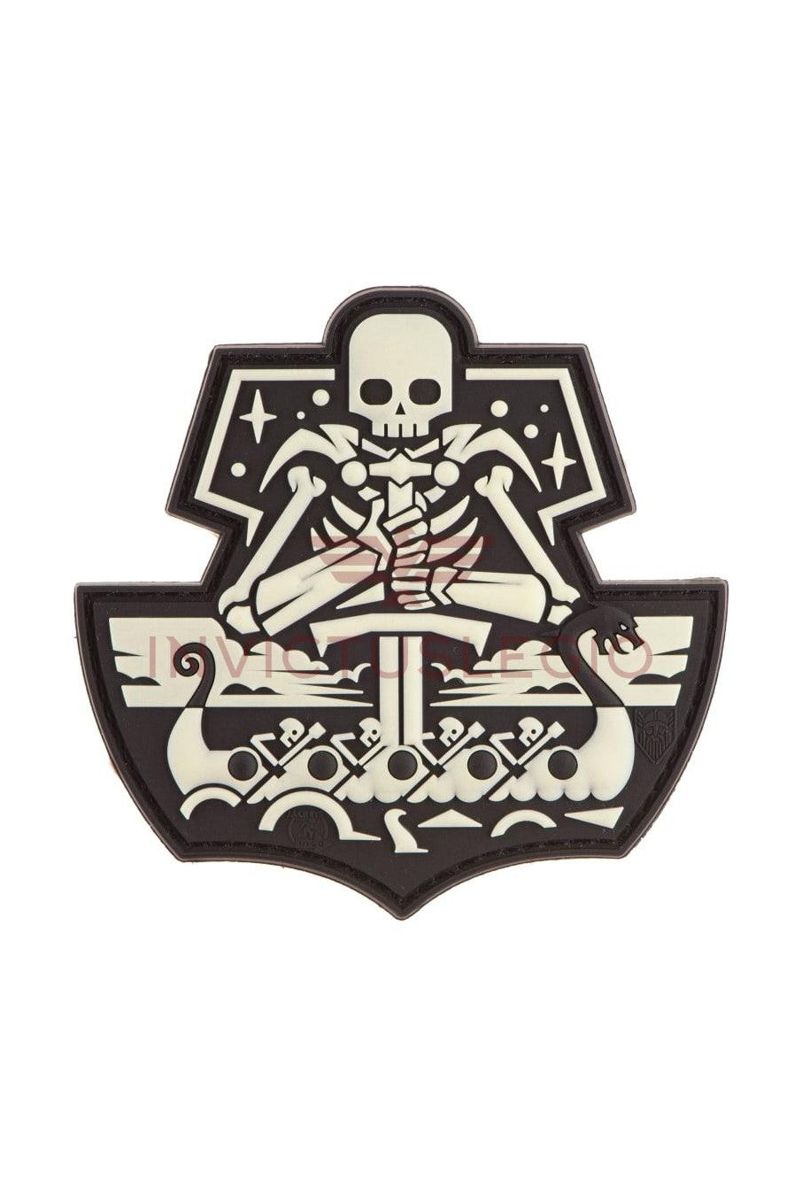 JTG GHOST SHIP SKULL RUBBER PATCH - INVICTUSLEGIO