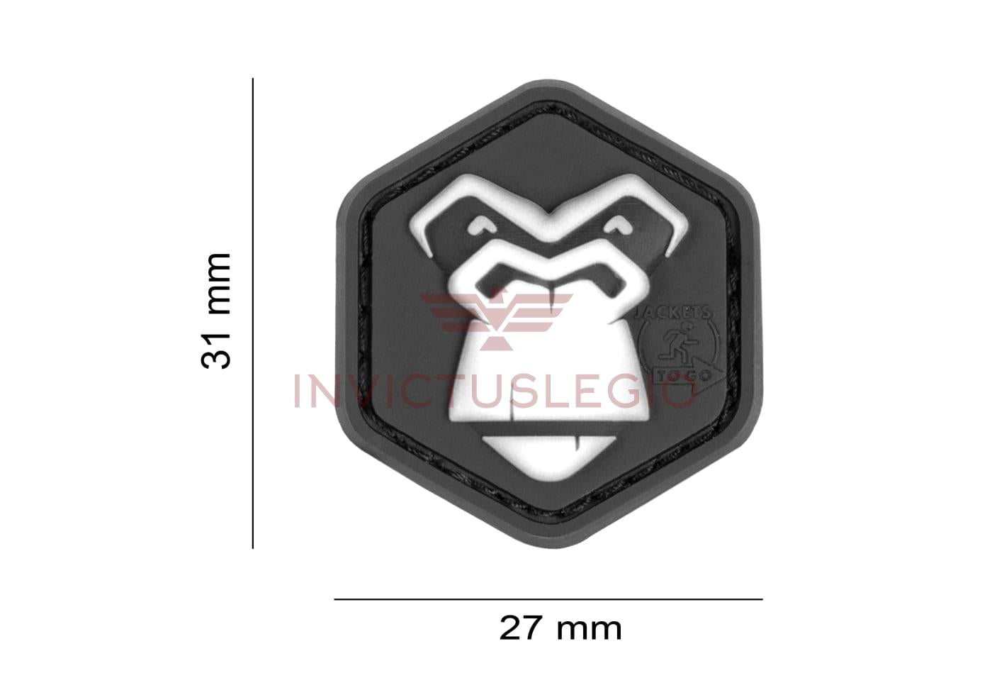 JTG GORILLA CAT EYE RUBBER PATCH - INVICTUSLEGIO