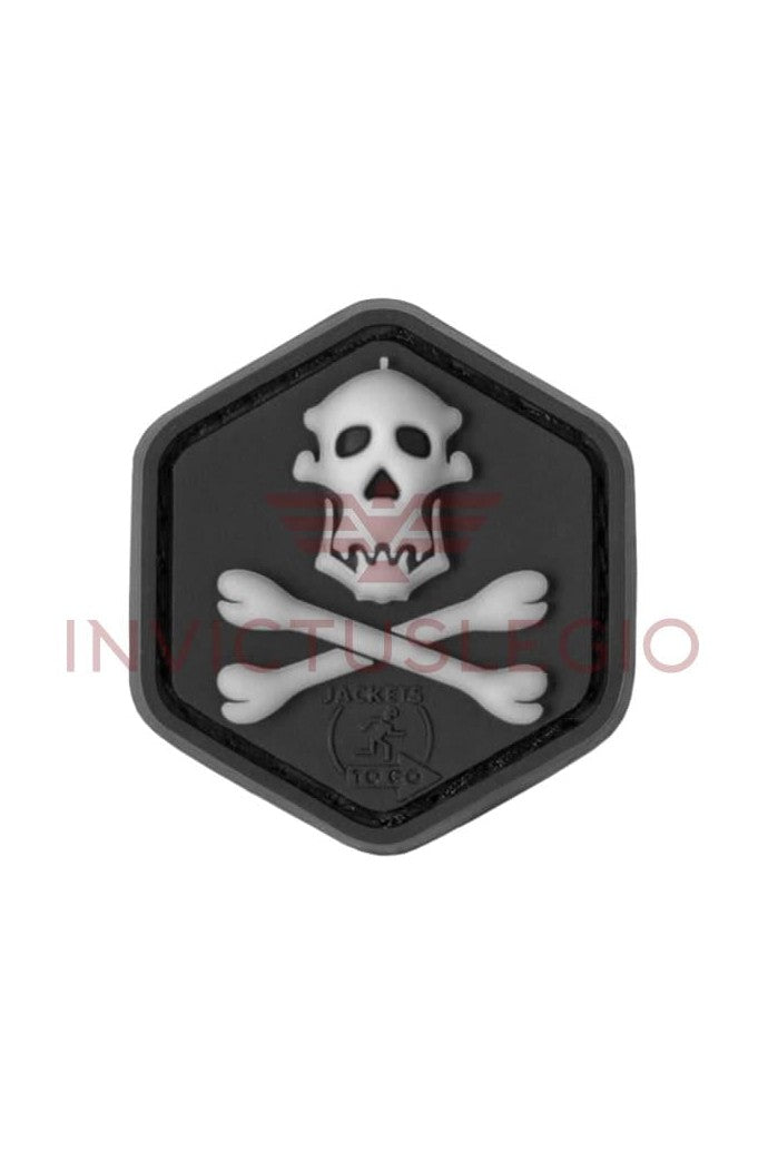 JTG GORILLA HUNTER SKULL CAT EYE RUBBER PATCH - INVICTUSLEGIO