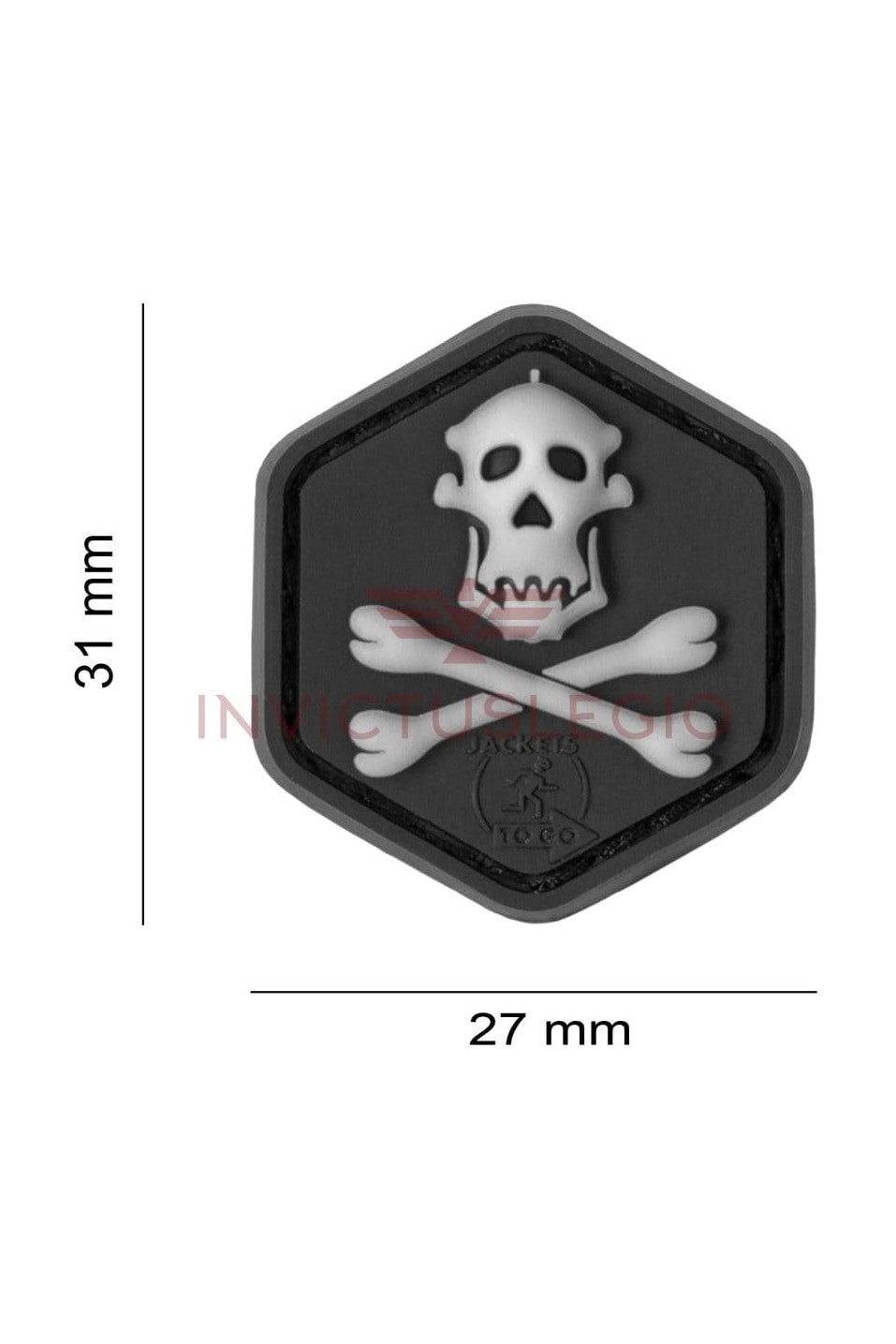 JTG GORILLA HUNTER SKULL CAT EYE RUBBER PATCH - INVICTUSLEGIO