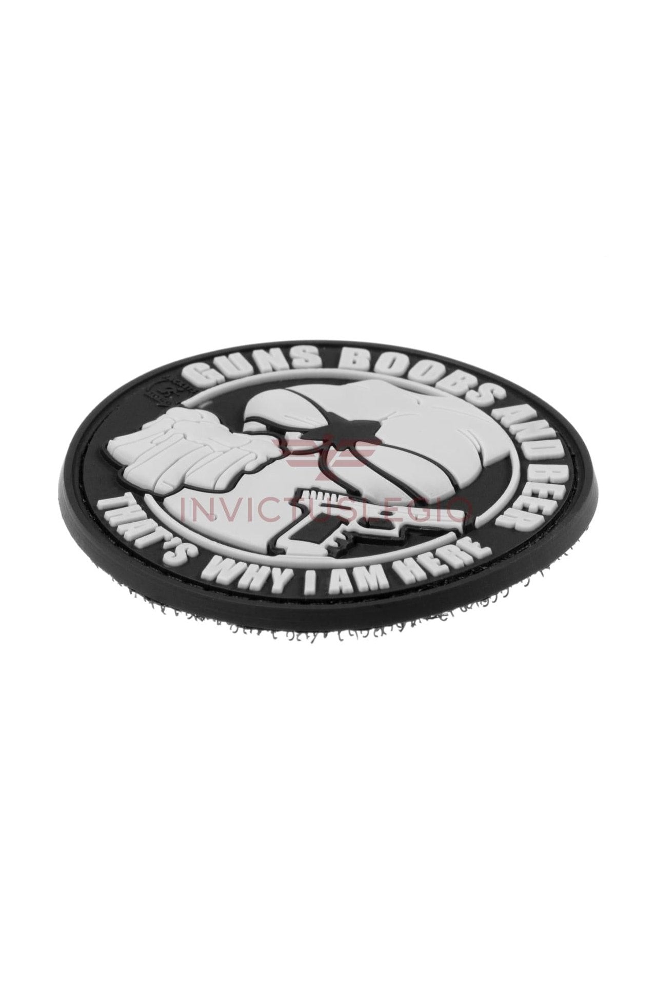 JTG GUNS BOOBS AND BEER RUBBER PATCH - INVICTUSLEGIO