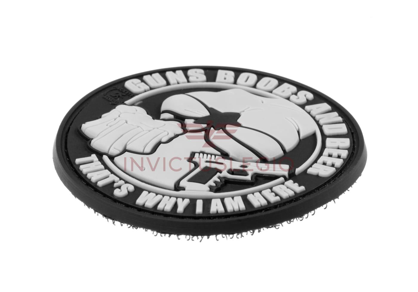 JTG GUNS BOOBS AND BEER RUBBER PATCH - INVICTUSLEGIO