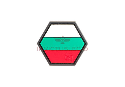 JTG HEXAGON BULGARIAN FLAG RUBBER PATCH - INVICTUSLEGIO