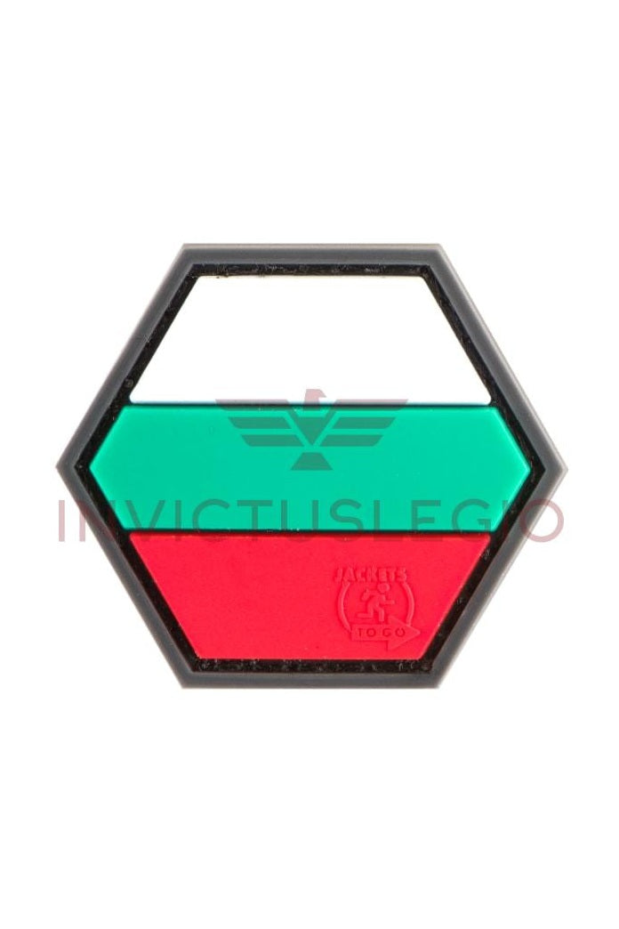JTG HEXAGON BULGARIAN FLAG RUBBER PATCH - INVICTUSLEGIO
