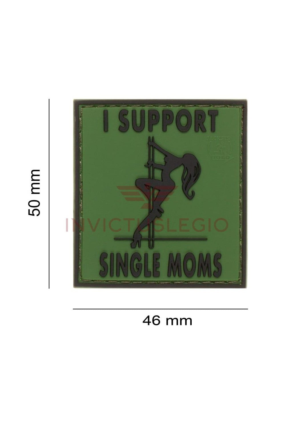 JTG I SUPPORT SINGLE MUMS RUBBER PATCH - INVICTUSLEGIO
