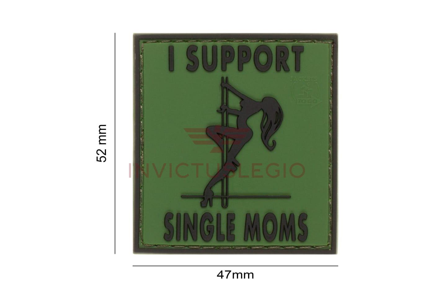 JTG I SUPPORT SINGLE MUMS RUBBER PATCH - INVICTUSLEGIO