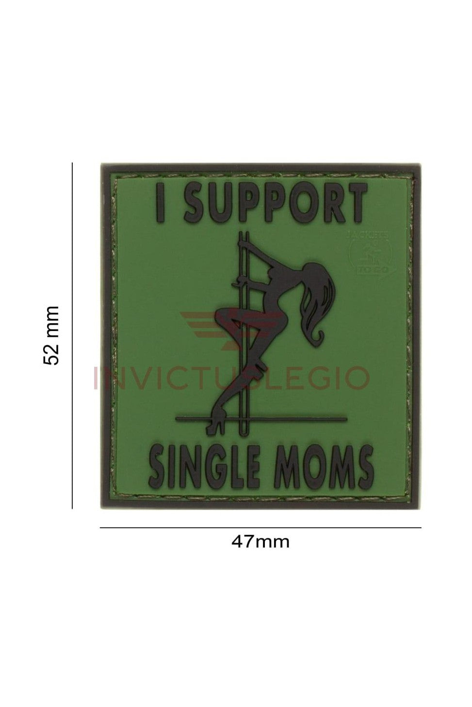 JTG I SUPPORT SINGLE MUMS RUBBER PATCH - INVICTUSLEGIO