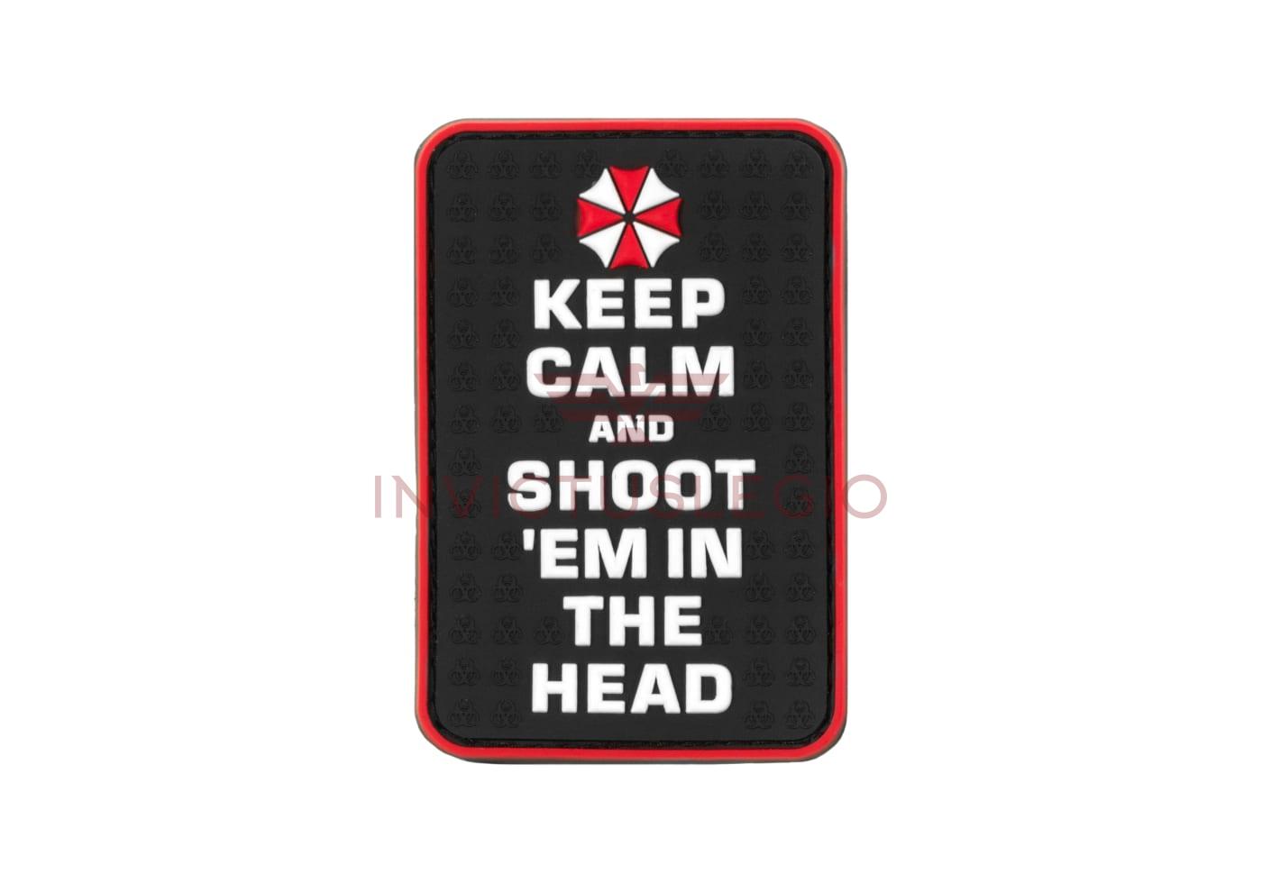 JTG KEEP CALM AND SHOOT RUBBER PATCH - INVICTUSLEGIO