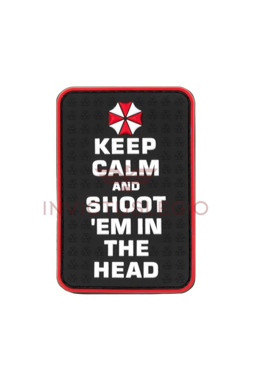 JTG KEEP CALM AND SHOOT RUBBER PATCH - INVICTUSLEGIO