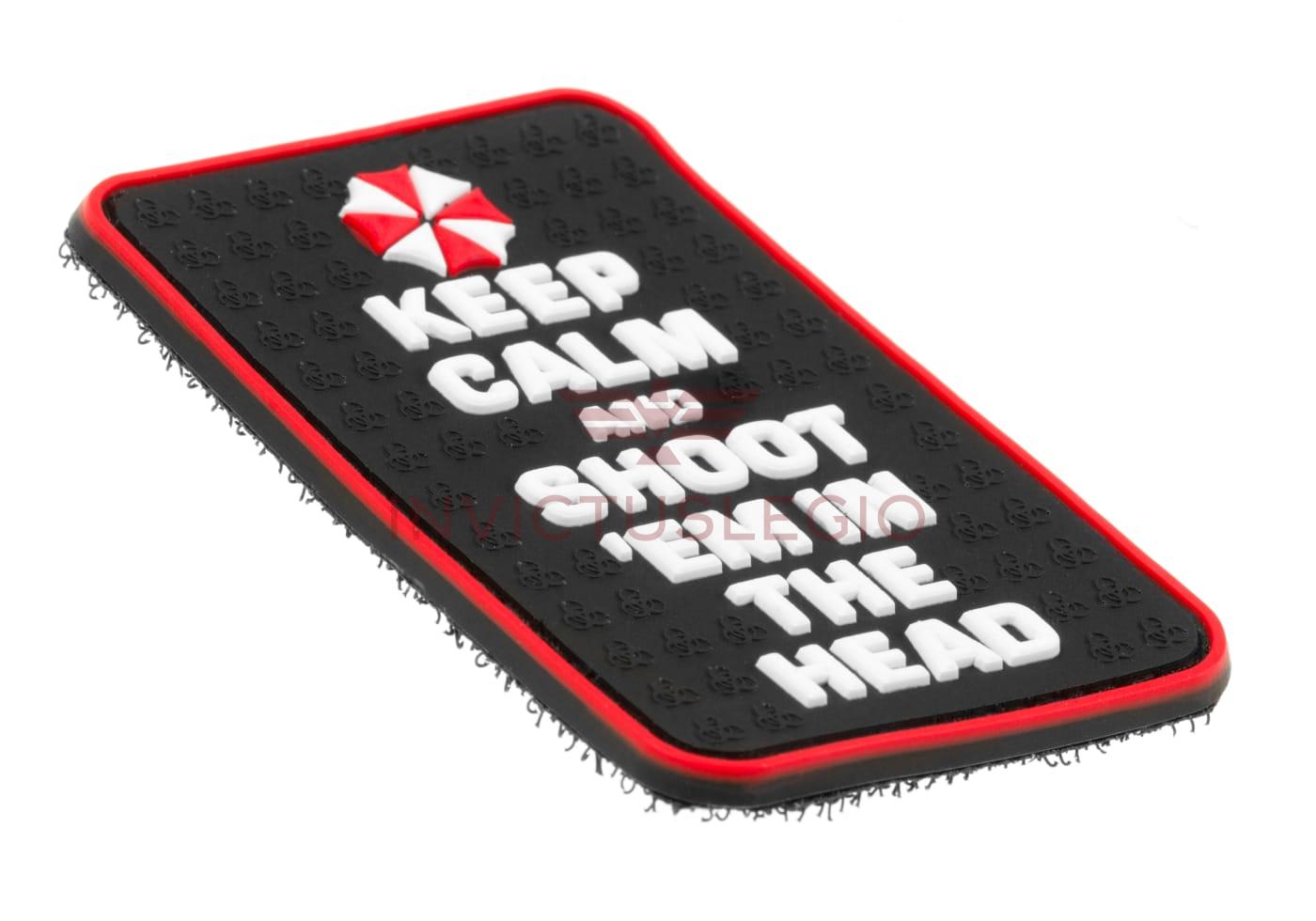 JTG KEEP CALM AND SHOOT RUBBER PATCH - INVICTUSLEGIO