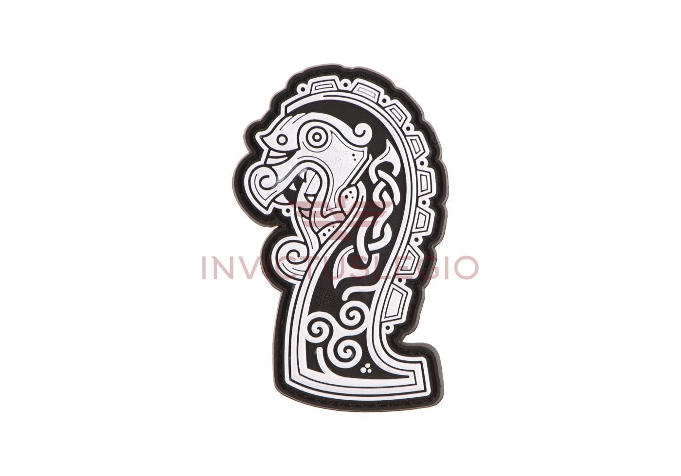 JTG NORTHMAN DRAGON SHIP HEAD RUBBER PATCH - INVICTUSLEGIO