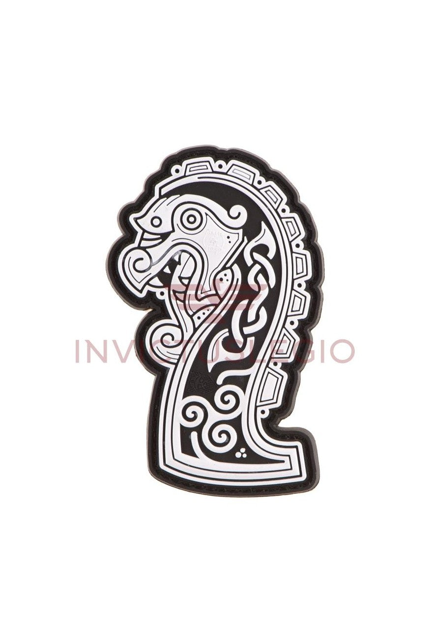 JTG NORTHMAN DRAGON SHIP HEAD RUBBER PATCH - INVICTUSLEGIO