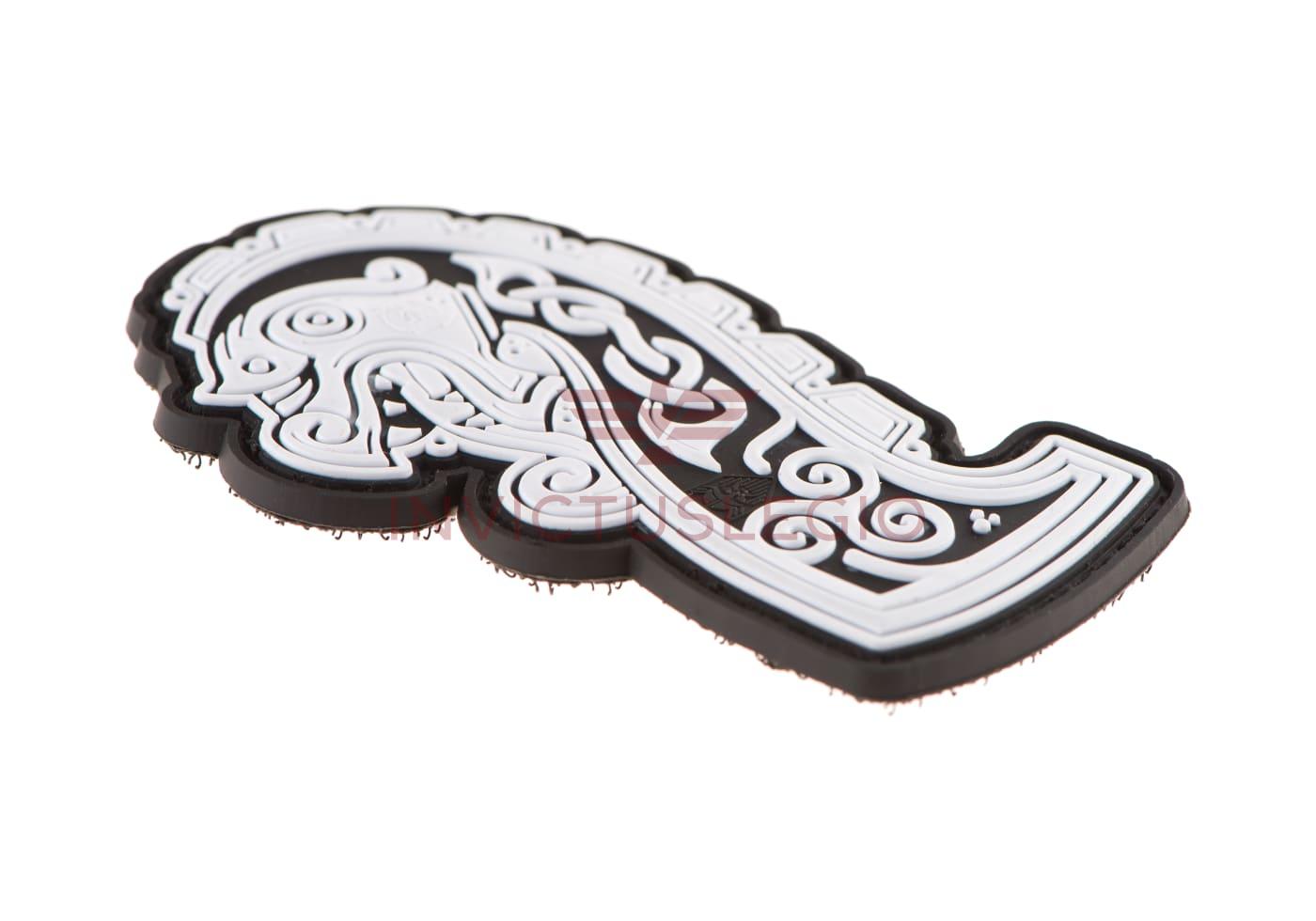 JTG NORTHMAN DRAGON SHIP HEAD RUBBER PATCH - INVICTUSLEGIO