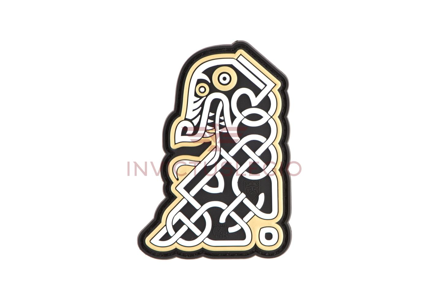 JTG NORTHMAN TRIBAL DRAGON SHIP HEAD RUBBER PATCH - INVICTUSLEGIO