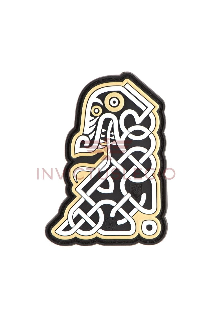 JTG NORTHMAN TRIBAL DRAGON SHIP HEAD RUBBER PATCH - INVICTUSLEGIO