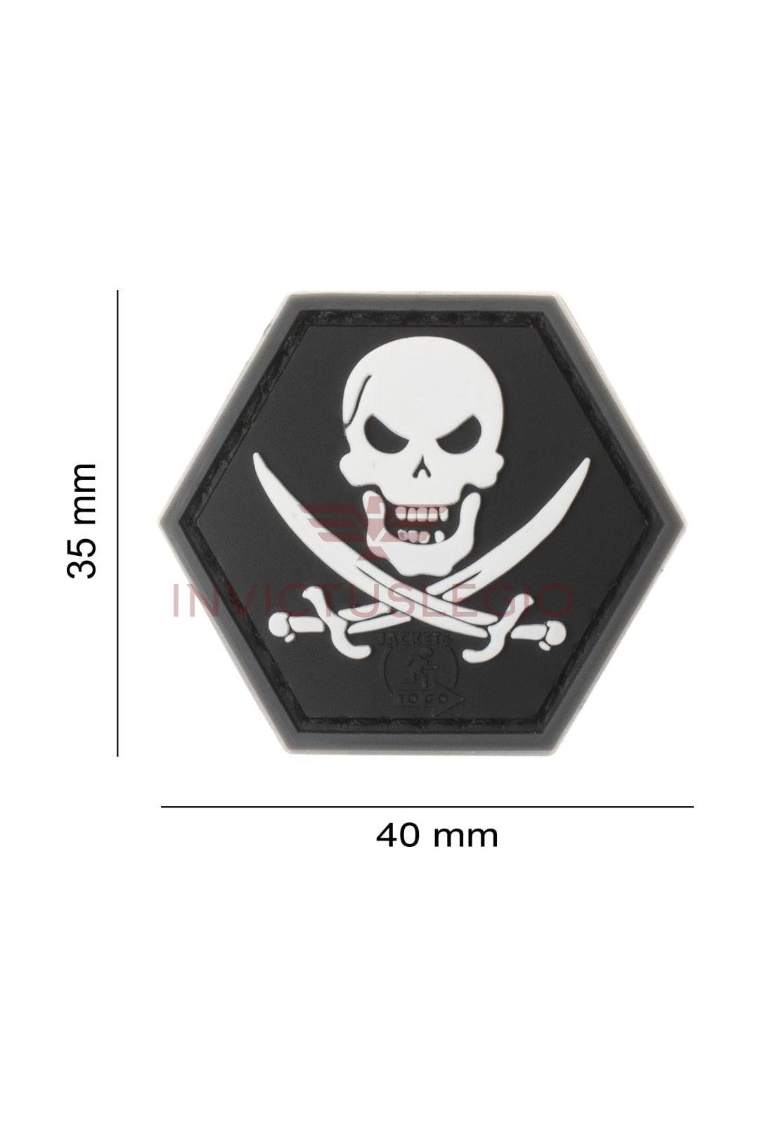 JTG NO FEAR PIRATE RUBBER PATCH - INVICTUSLEGIO