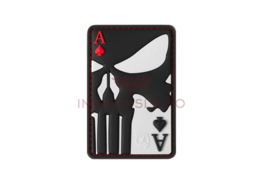 JTG PUNISHER ACE OF SPADES RUBBER PATCH - INVICTUSLEGIO