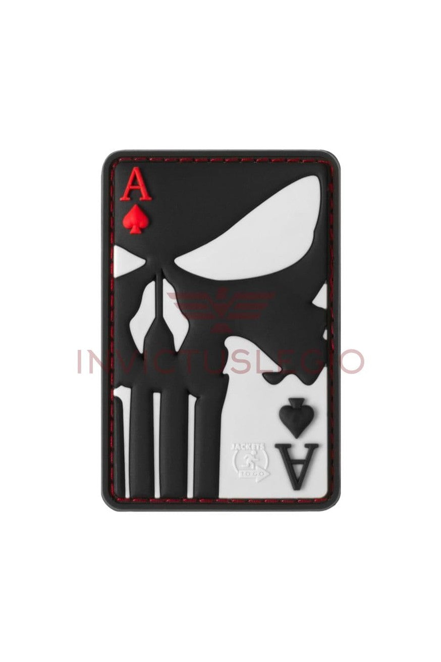 JTG PUNISHER ACE OF SPADES RUBBER PATCH - INVICTUSLEGIO