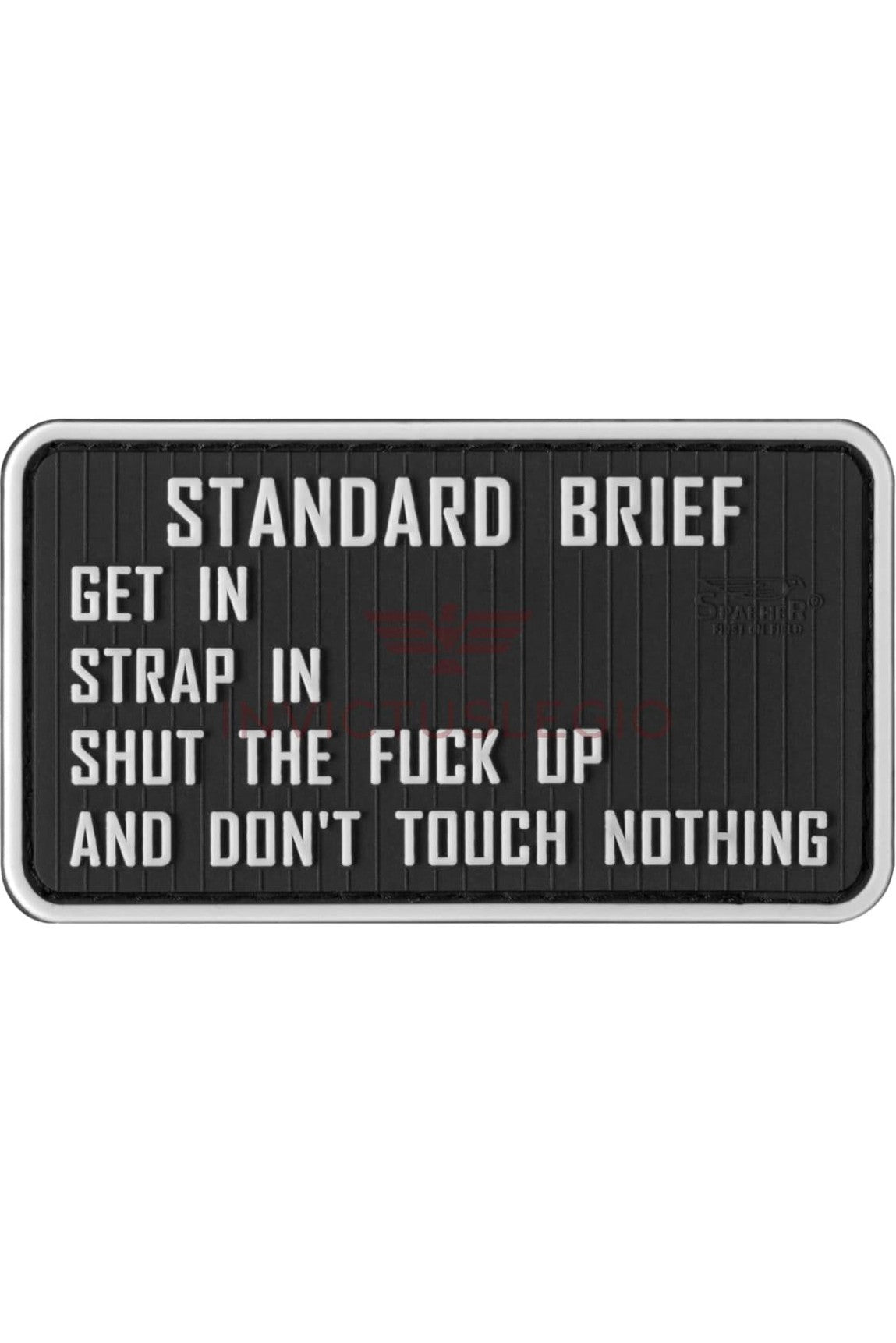 JTG STANDARDBRIEFING RUBBER PATCH - INVICTUSLEGIO