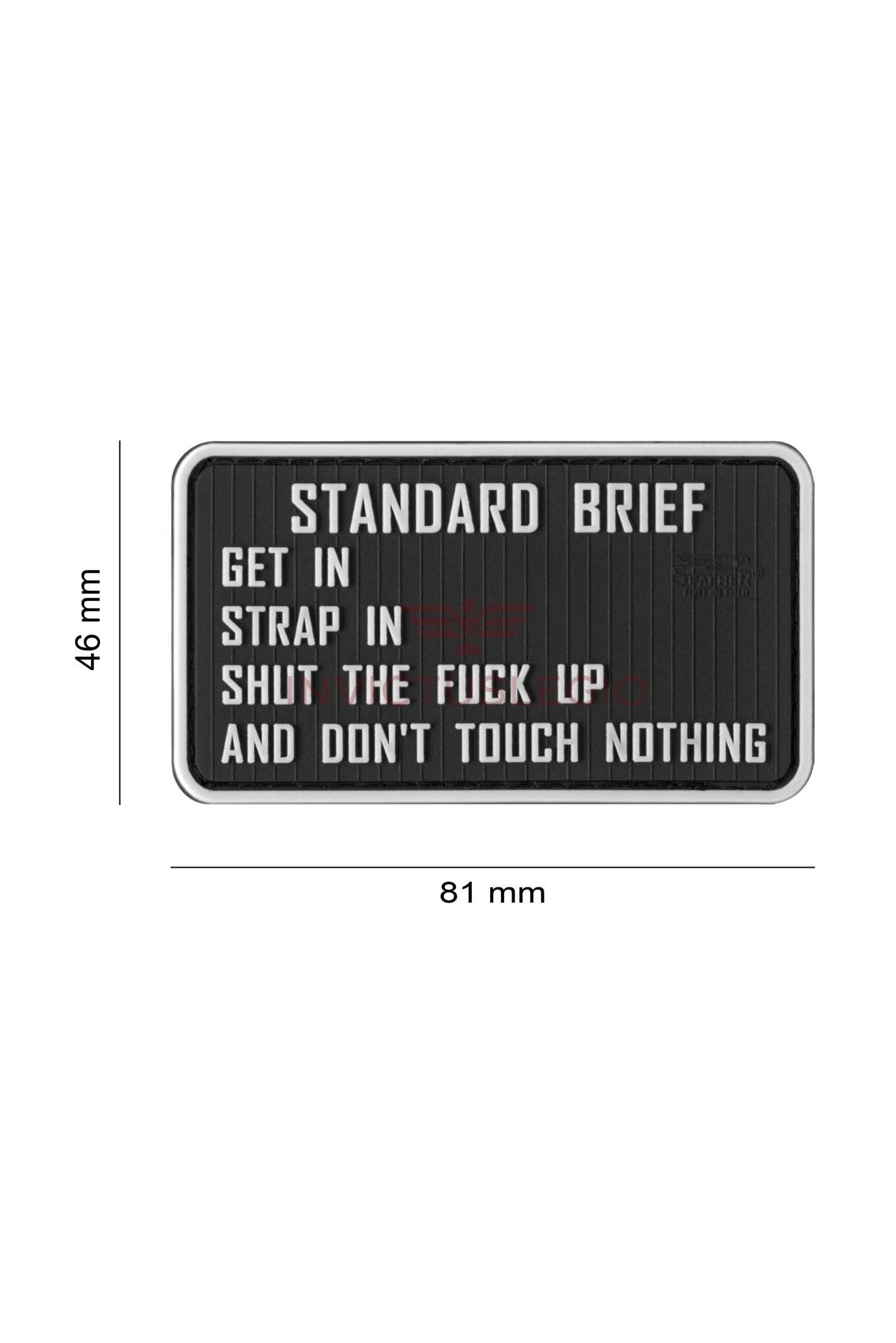 JTG STANDARDBRIEFING RUBBER PATCH - INVICTUSLEGIO