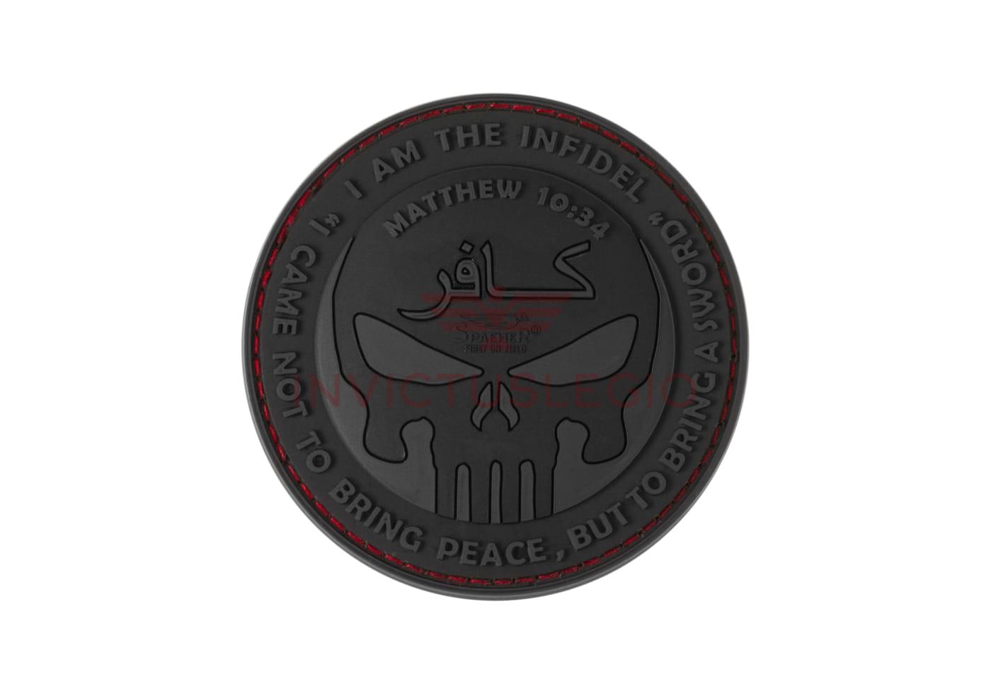 JTG THE INFIDEL PUNISHER RUBBER PATCH - INVICTUSLEGIO