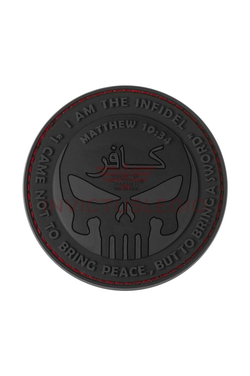 JTG THE INFIDEL PUNISHER RUBBER PATCH - INVICTUSLEGIO