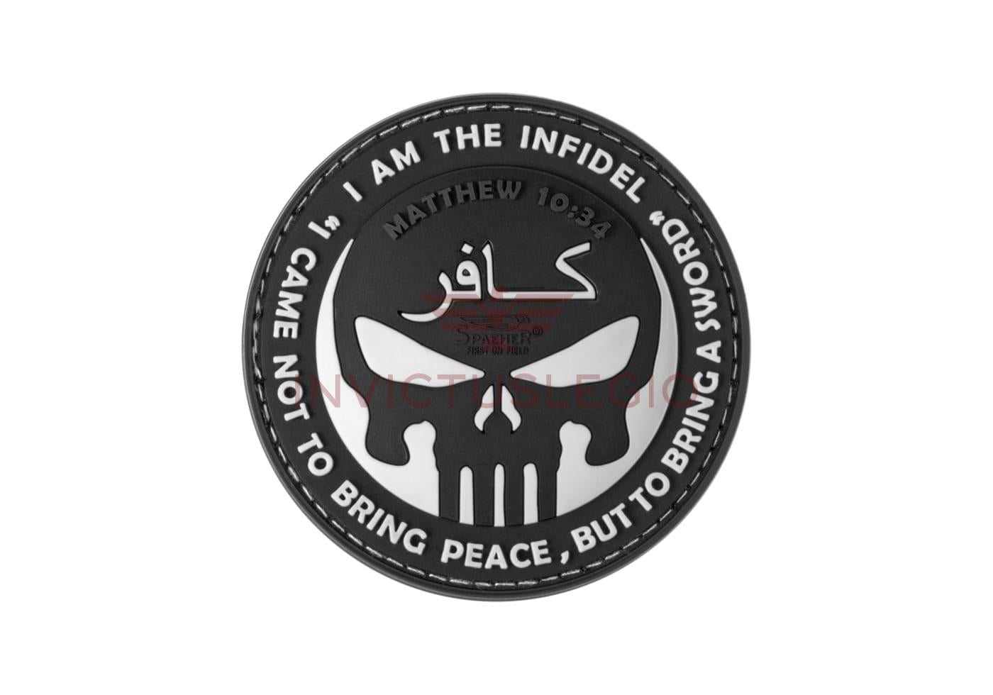 JTG THE INFIDEL PUNISHER RUBBER PATCH - INVICTUSLEGIO