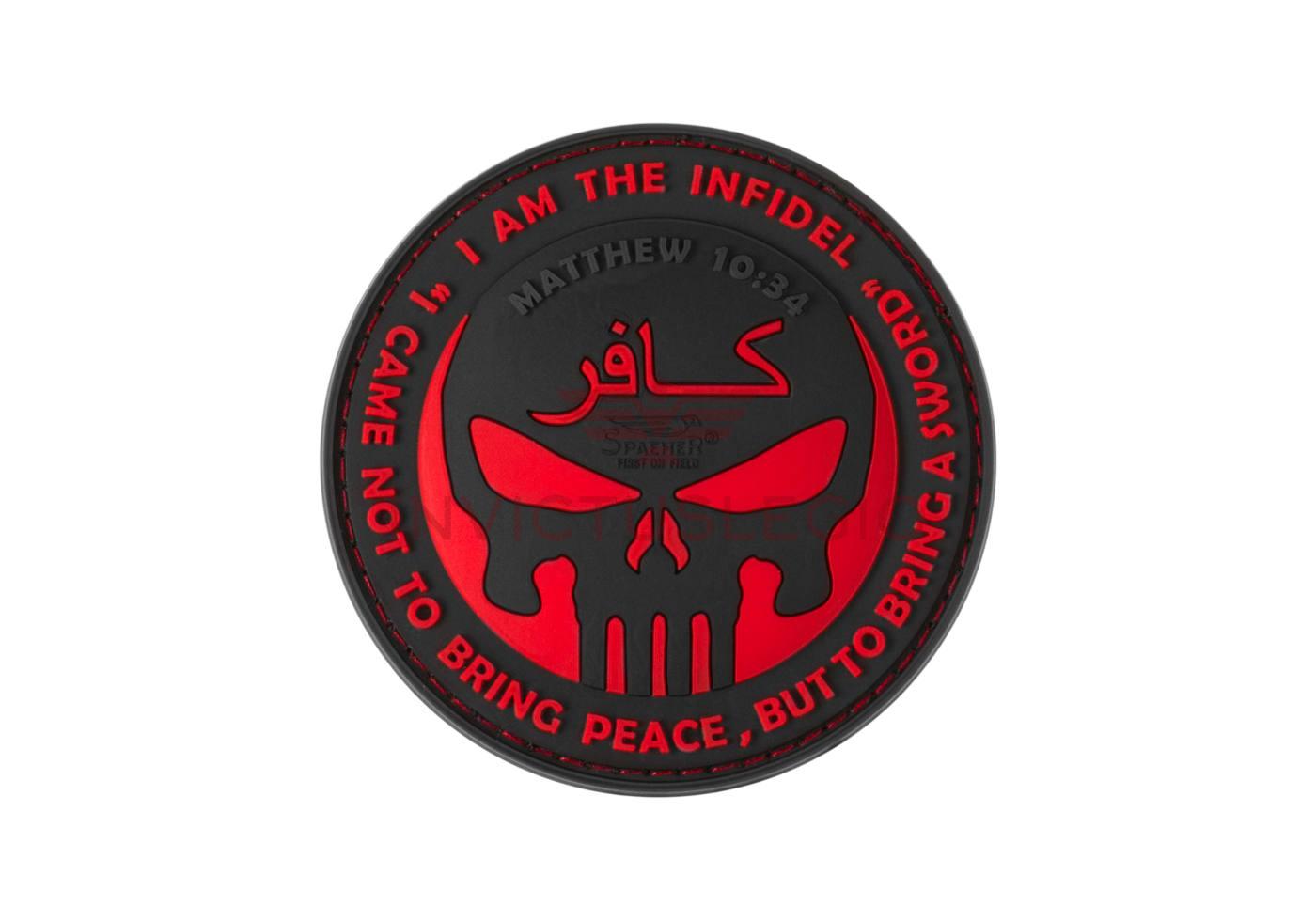 JTG THE INFIDEL PUNISHER RUBBER PATCH - INVICTUSLEGIO