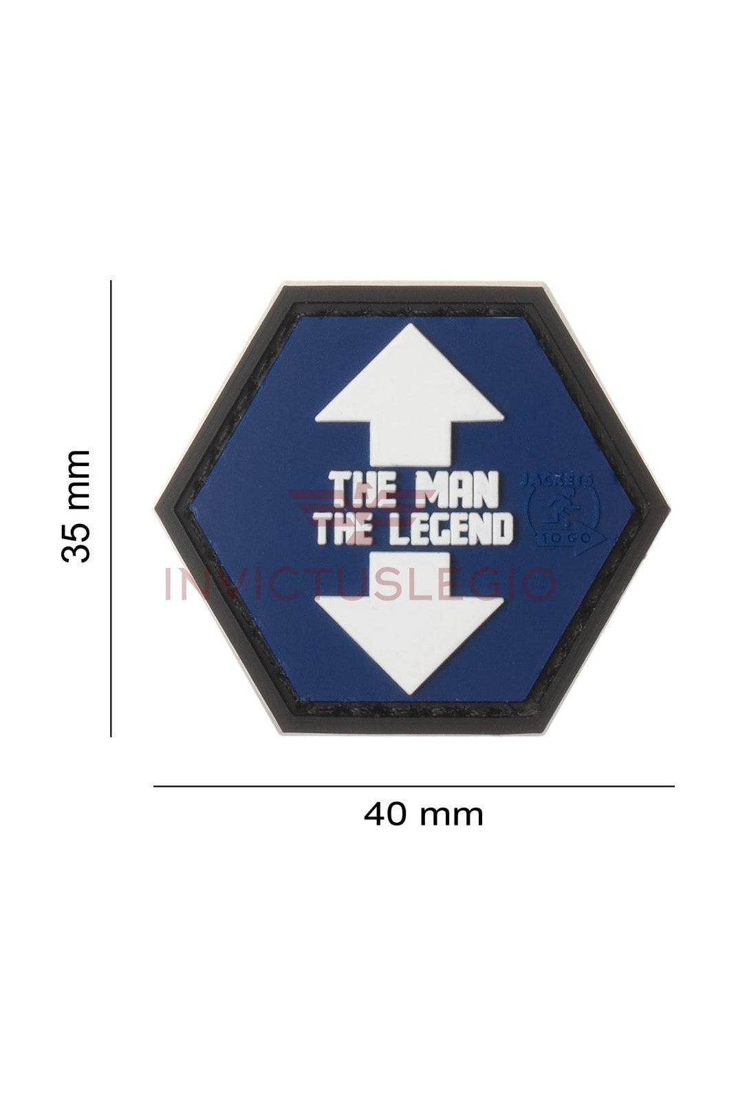 JTG THE MAN THE LEGEND RUBBER PATCH - INVICTUSLEGIO