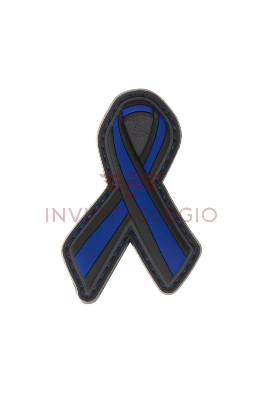 JTG THIN BLUE LINE RIBBON RUBBER PATCH - INVICTUSLEGIO
