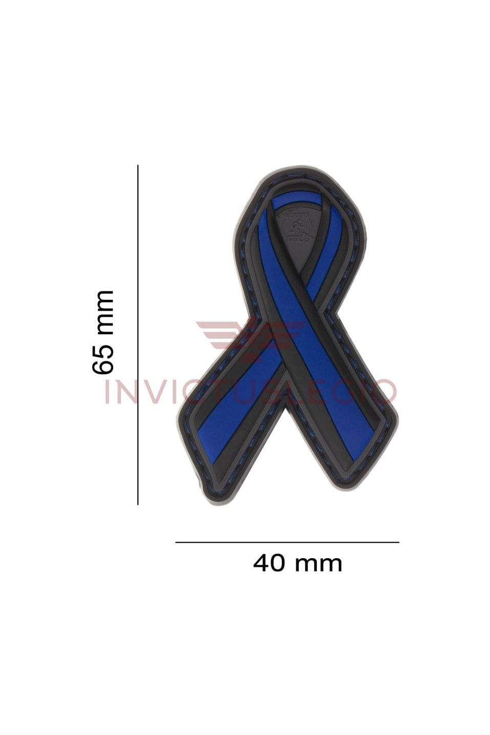 JTG THIN BLUE LINE RIBBON RUBBER PATCH - INVICTUSLEGIO