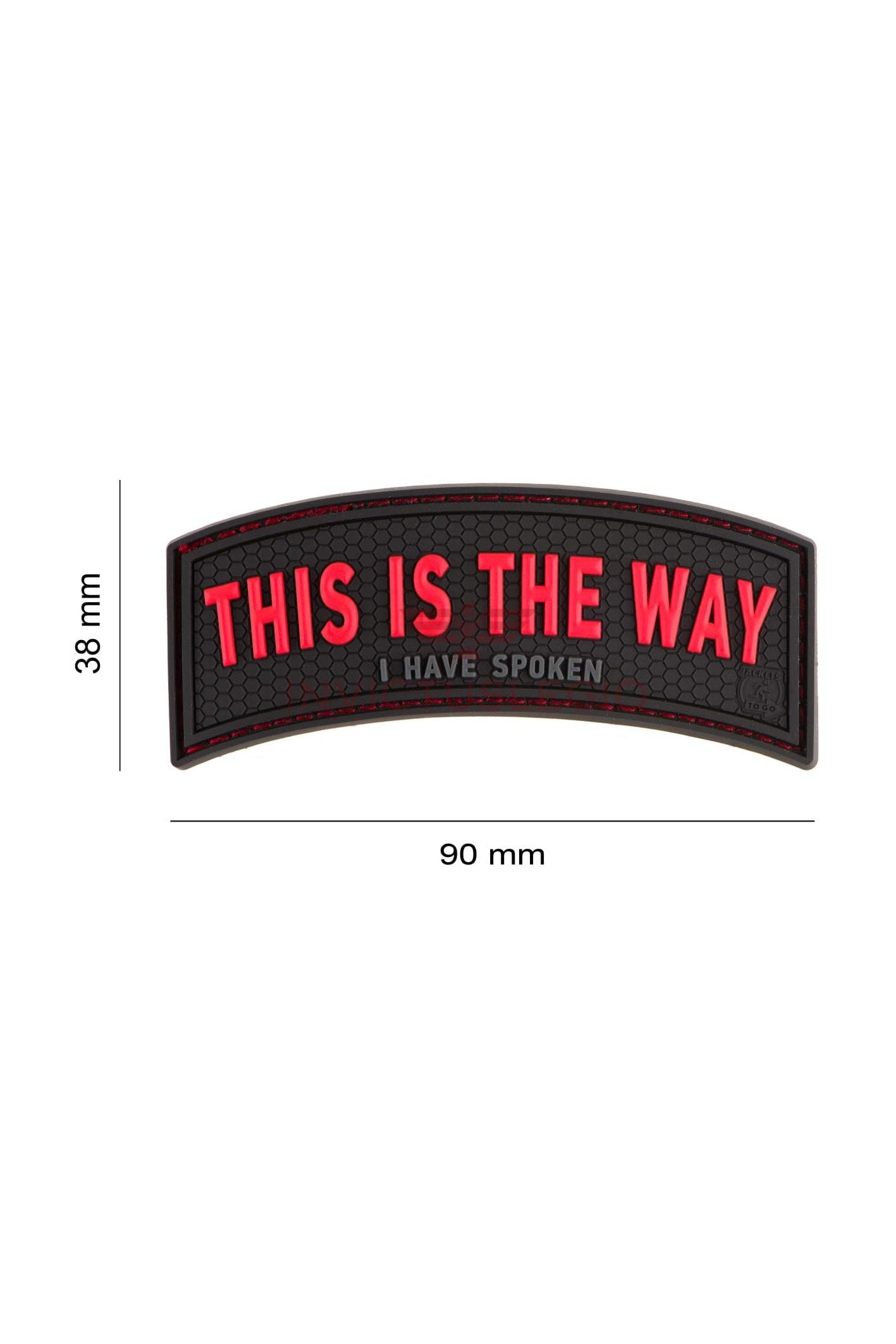 JTG THIS IS THE WAY RUBBER PATCH - INVICTUSLEGIO