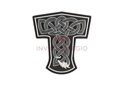 JTG THORS HAMMER DRAGON RUBBER PATCH - INVICTUSLEGIO