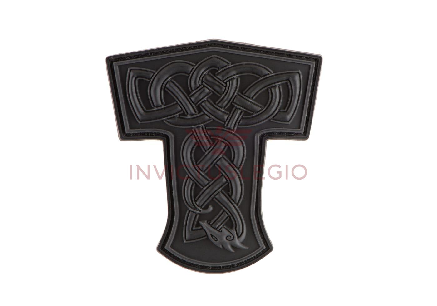 JTG THORS HAMMER DRAGON RUBBER PATCH - INVICTUSLEGIO