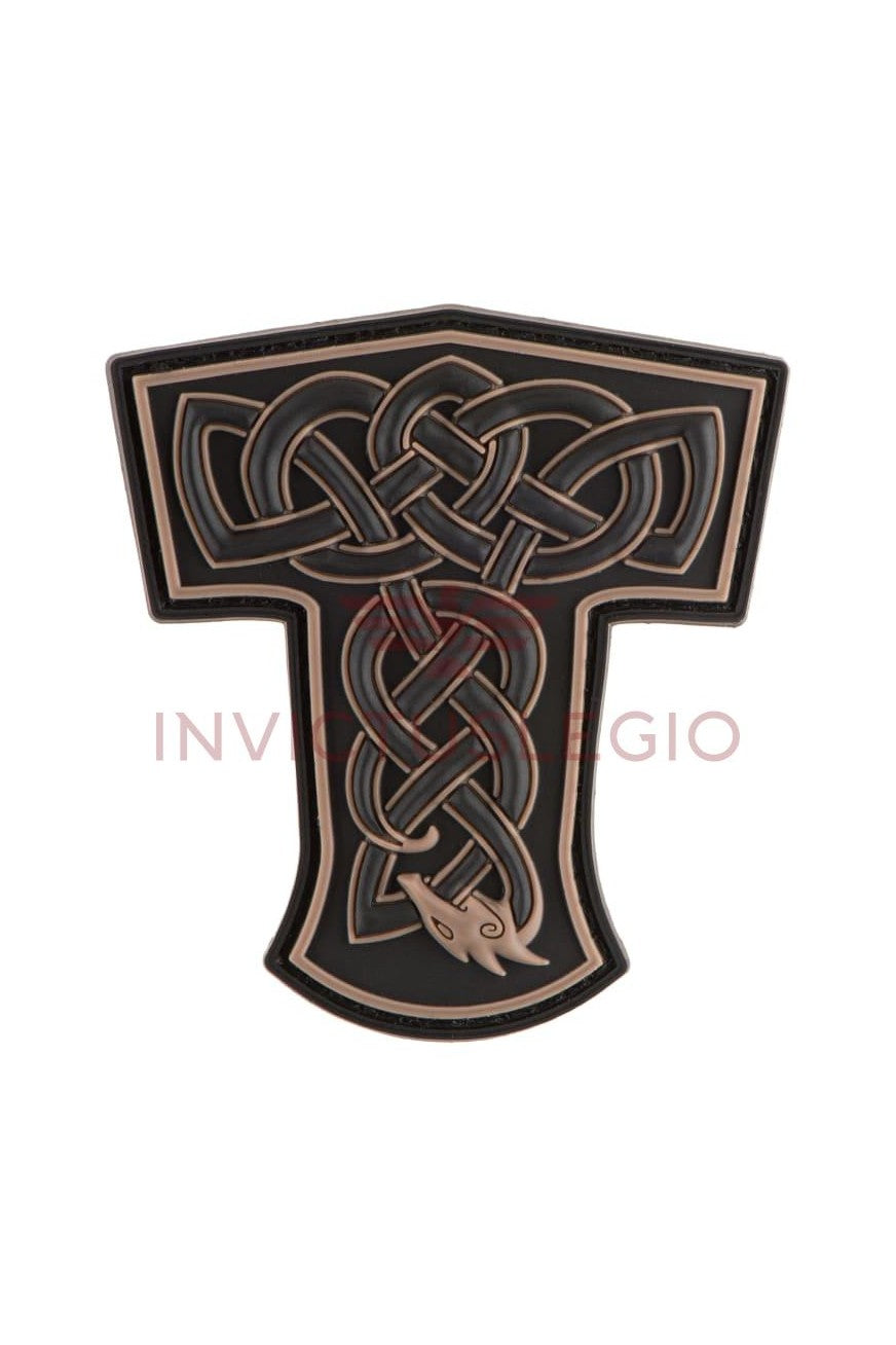 JTG THORS HAMMER DRAGON RUBBER PATCH - INVICTUSLEGIO