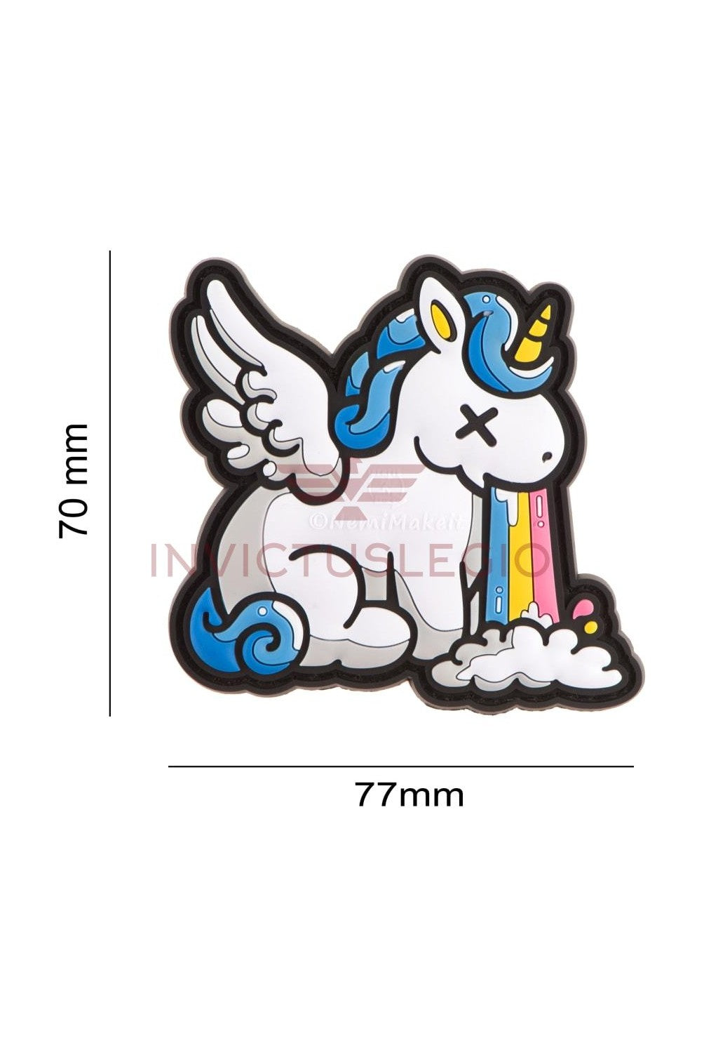 JTG UNICORN NOT DRUNK RUBBER PATCH - INVICTUSLEGIO