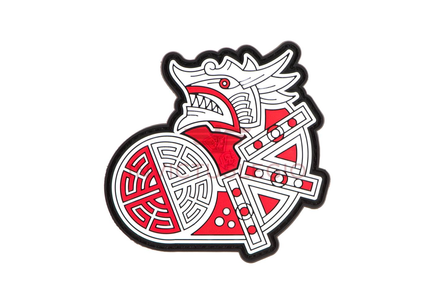 JTG VIKING DRAGON SHIP HEAD RUBBER PATCH - INVICTUSLEGIO