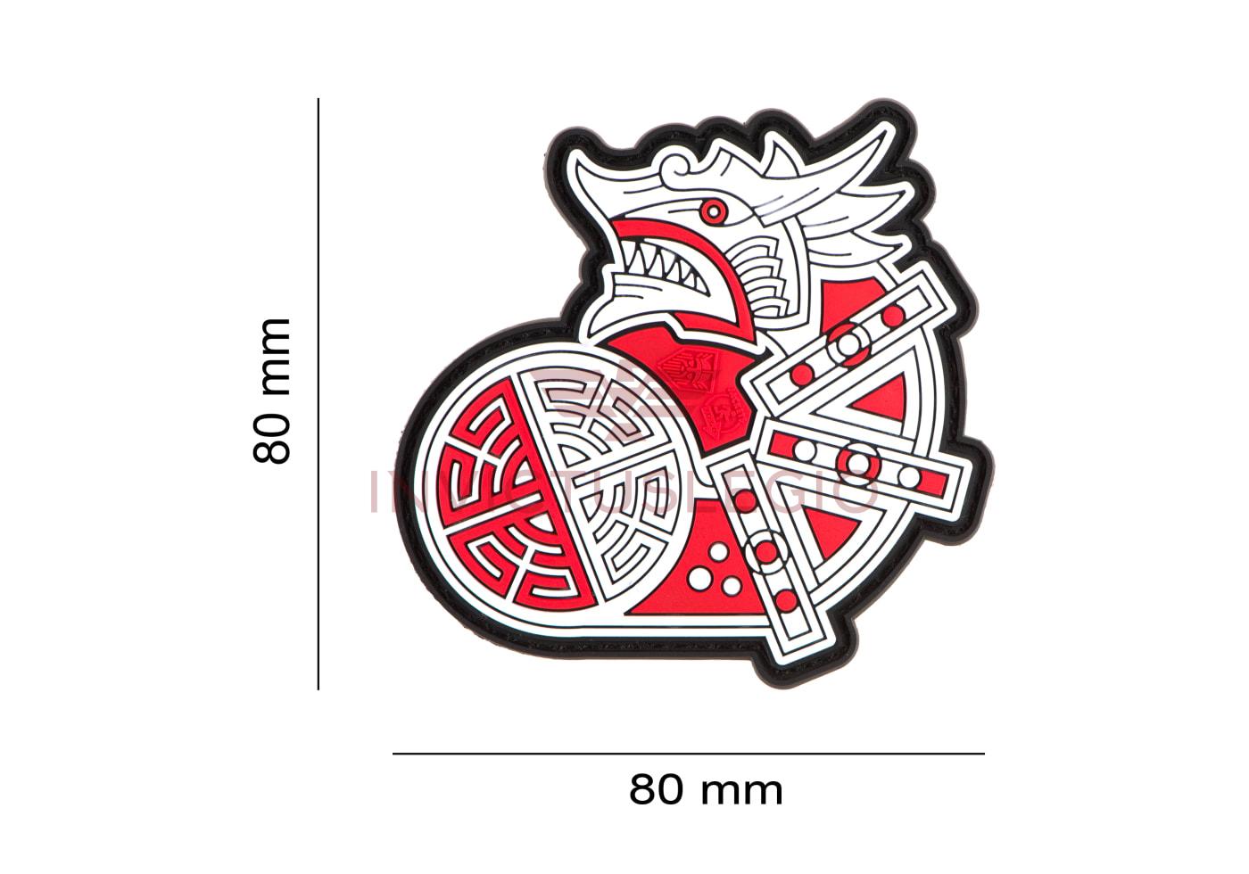 JTG VIKING DRAGON SHIP HEAD RUBBER PATCH - INVICTUSLEGIO