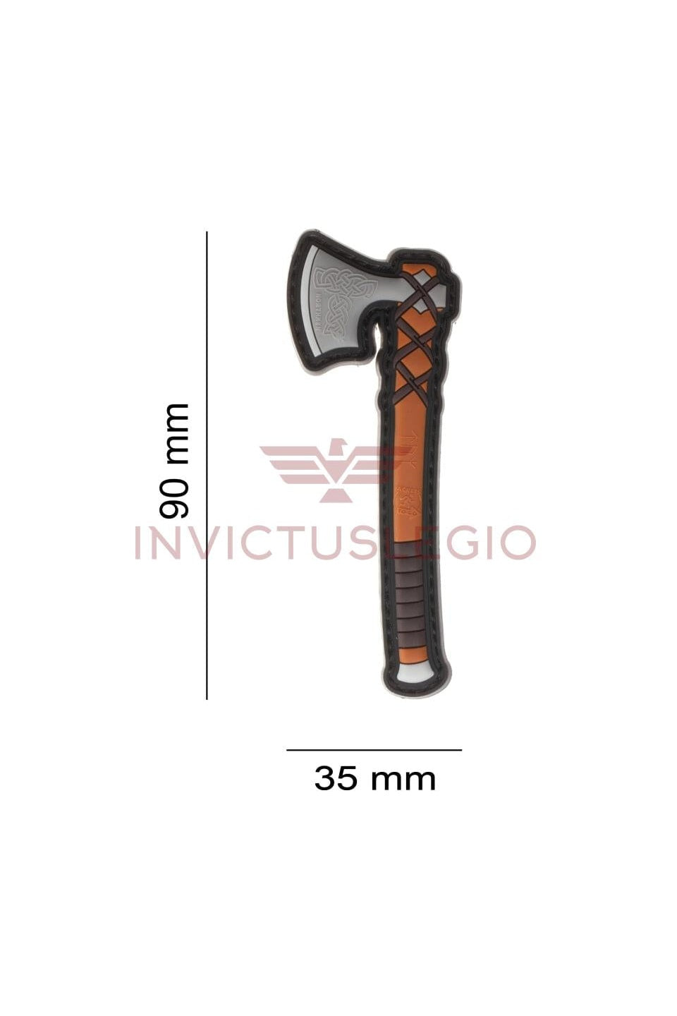 JTG VIKING NORTHMEN AXE RUBBER PATCH - INVICTUSLEGIO